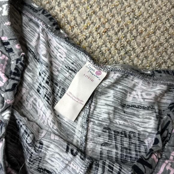 Cute vintage y2k ultra low rise gray mini/ micro sleep shorts - Picture 3 of 5